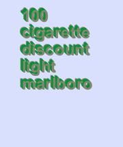 Discount Marlboro Lights cigarettes